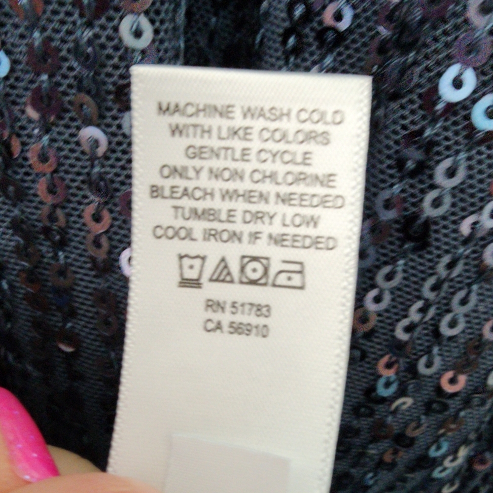 Maurcies Edgely™ Sequin Short Sleeve Tee, Size Large - Picture 7 of 7